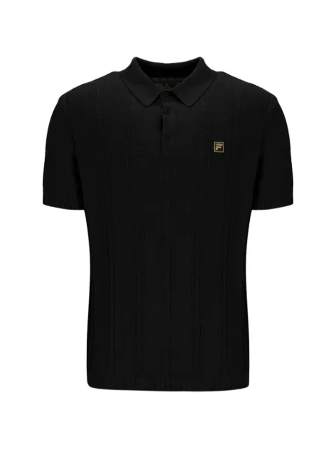 Fila Barns cable-knit polo shirt