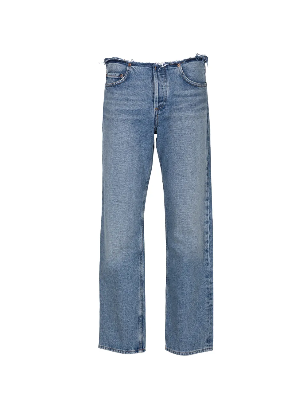 AGOLDE frayed jeans - Blu