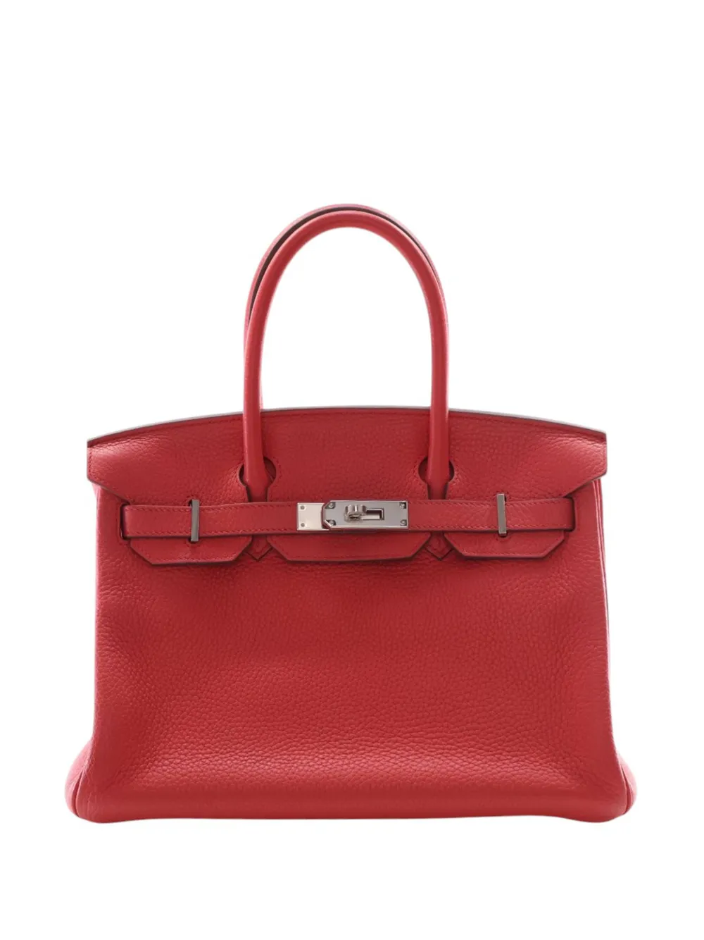 Hermès Pre-Owned 2019 Clemence Birkin Retourne 30 handbag - Rosso
