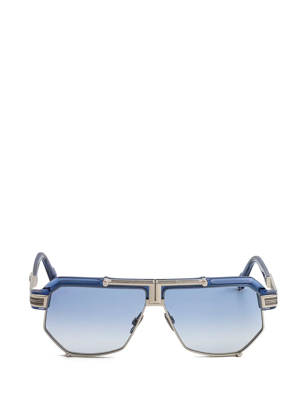 Cazal geometric-frame sunglasses - Blu