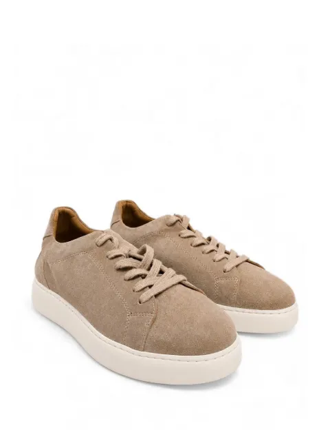Poche Paris suede lace-up sneakers