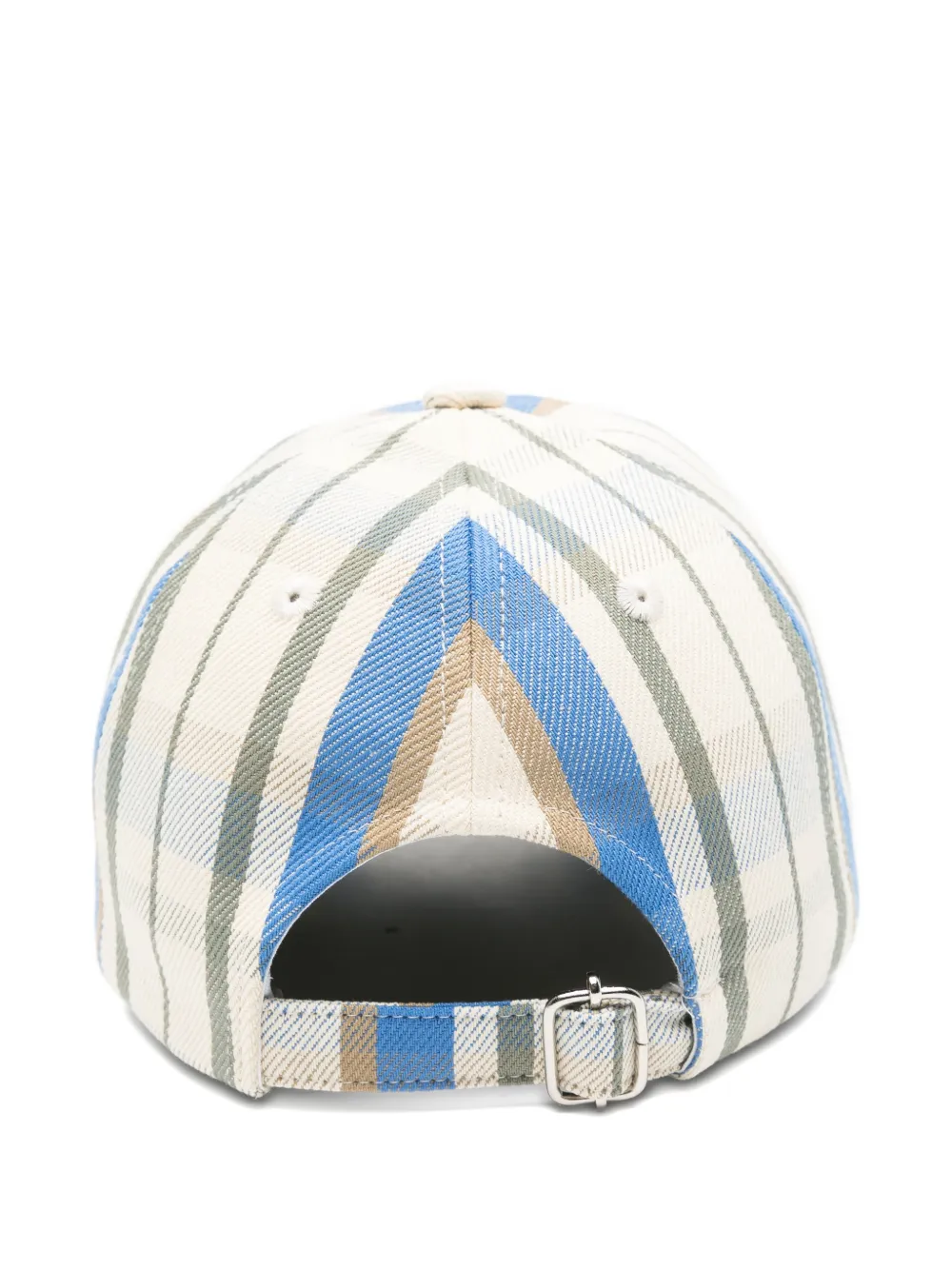  A.p.c. Gorra Bordada A Cuadros - Neutro 
