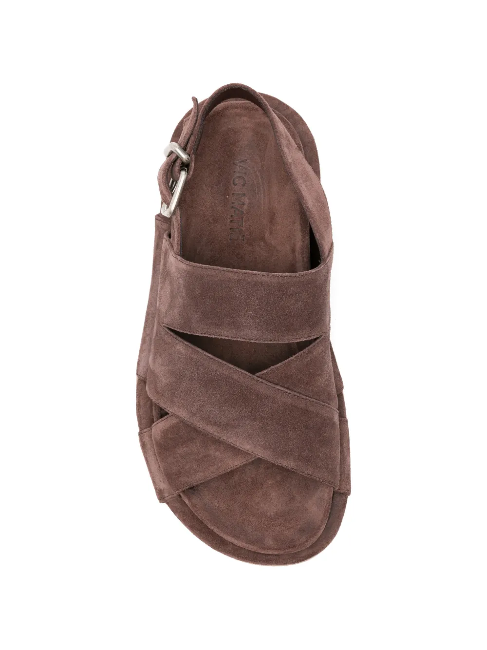 Vic Matie Sense buckled crossover-strap sandals Bruin