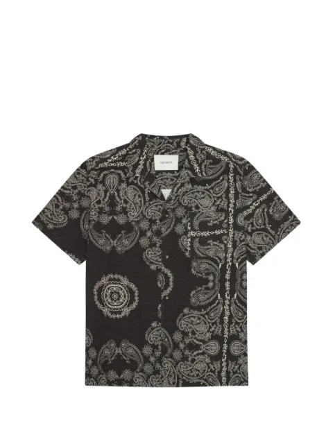 Les Deux paisley-print short-sleeve shirt