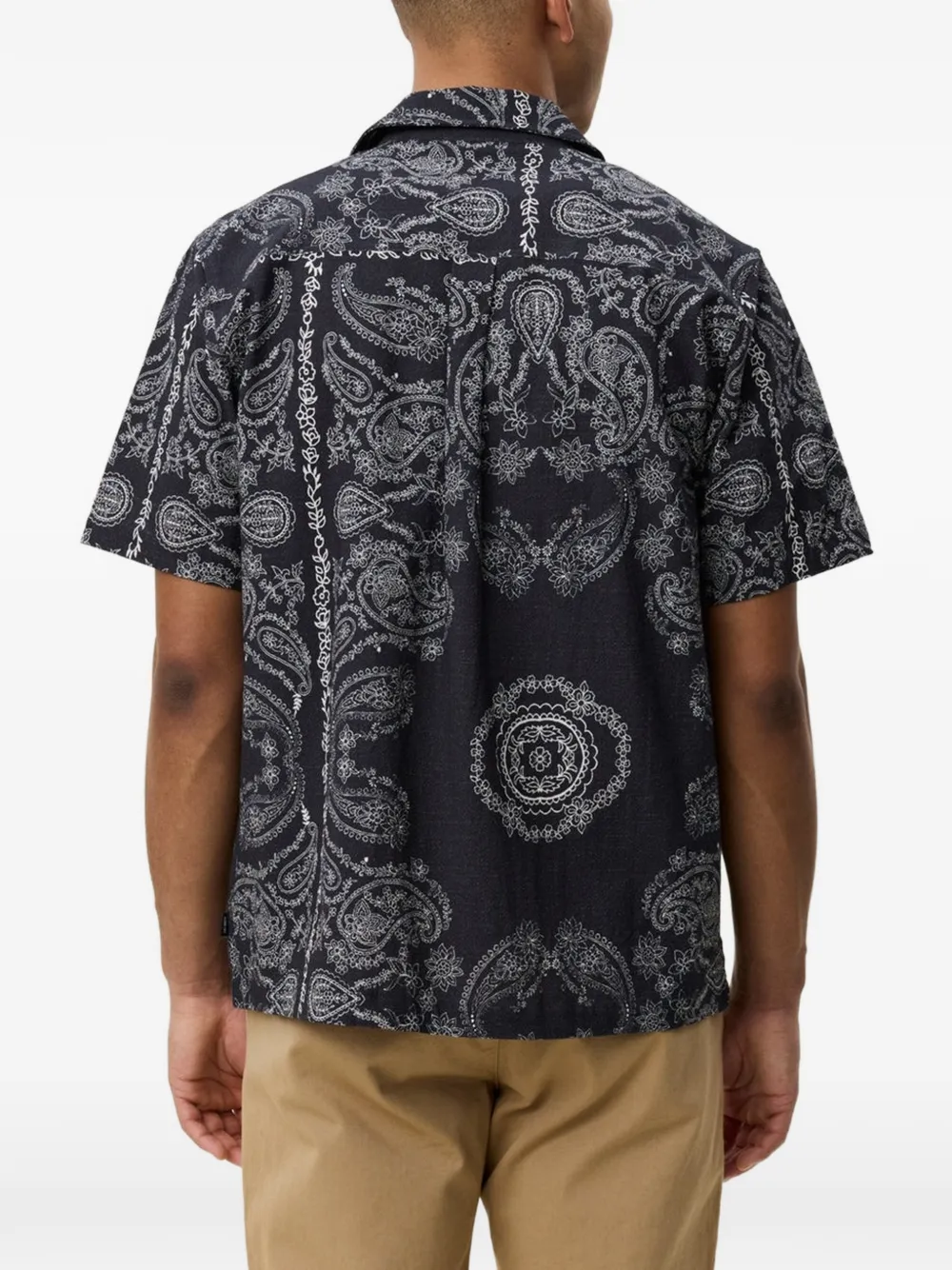 Les Deux Overhemd met paisley-print Zwart