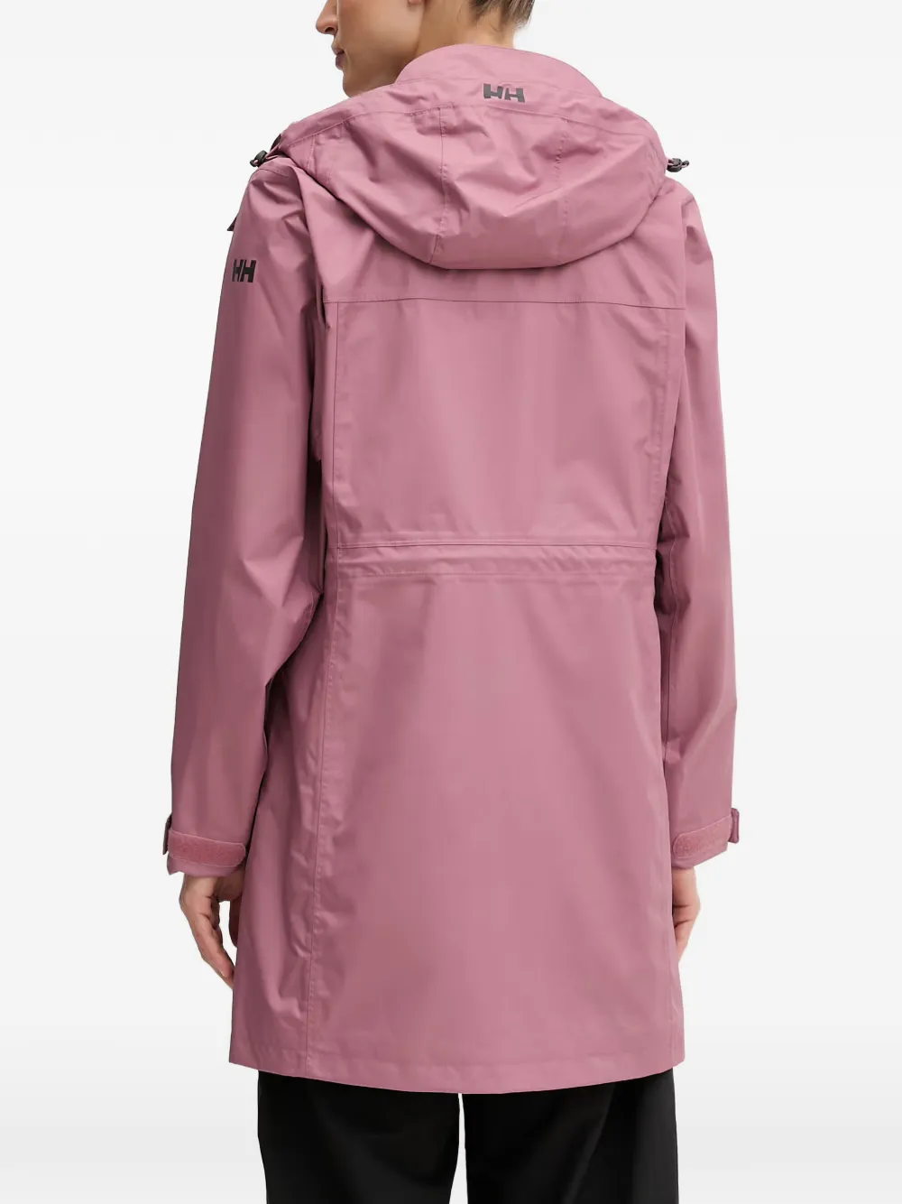 Helly Hansen Westport jas met capuchon en logoprint Roze