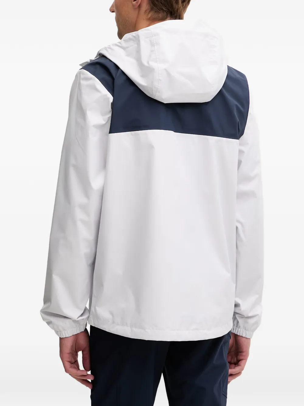 Helly Hansen Vancouver jack met colourblocking en logoprint Wit