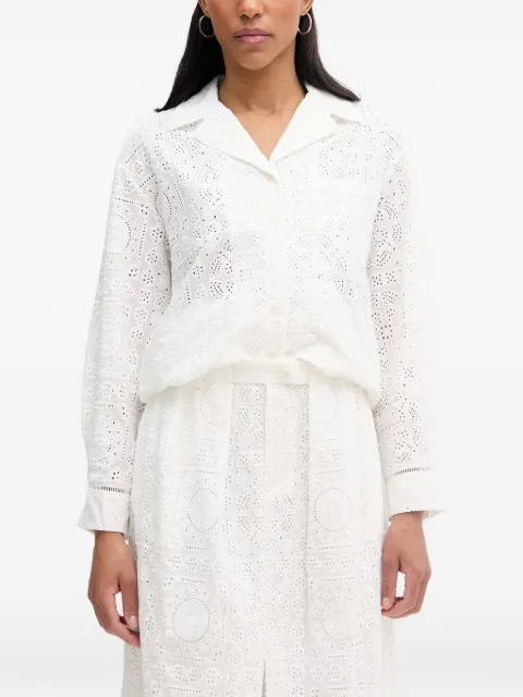 Isabelle Blanche broderie anglaise shirt