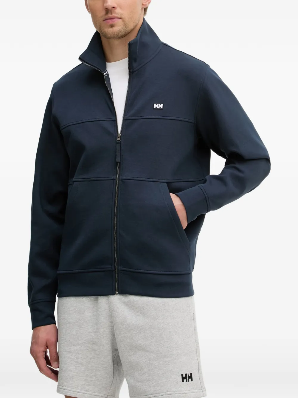 Helly Hansen Koster logo-patch zip-up jacket
