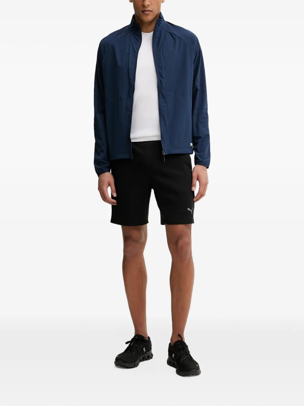Hummel Hmlpulse trainingsjack met rits Blauw