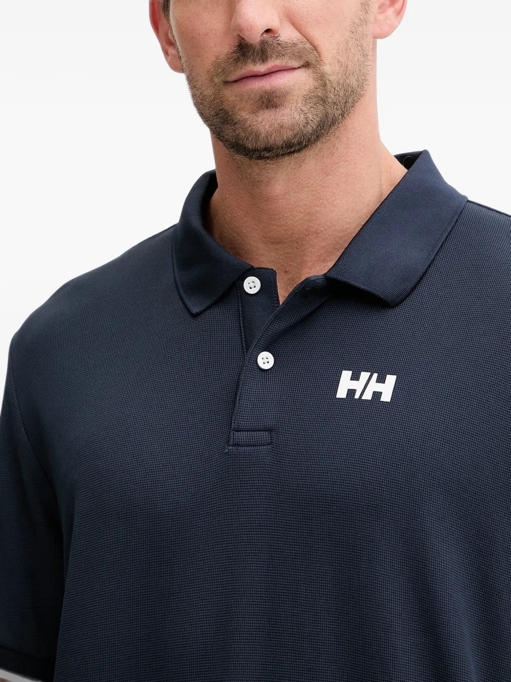 Helly Hansen Ocean 2.0 piqué poloshirt met logo-print Blauw