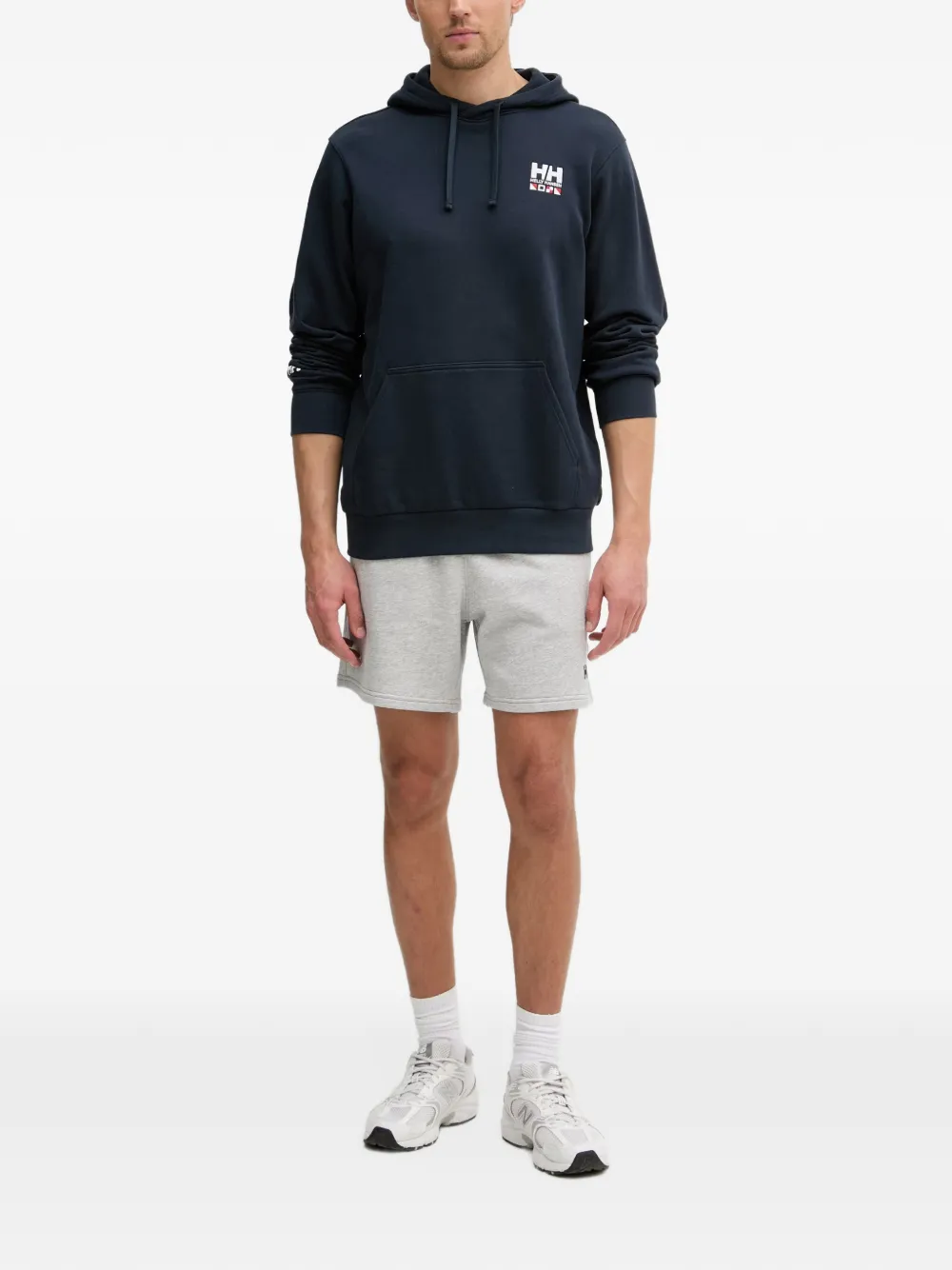 Helly Hansen Shoreline hoodie met geborduurd logo en trekkoord Blauw
