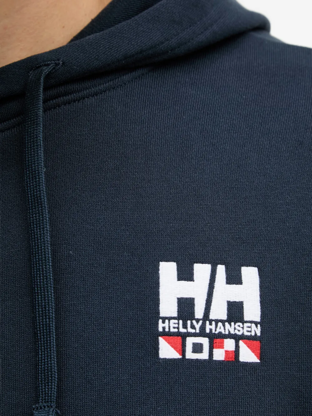 Helly Hansen Shoreline hoodie met geborduurd logo en trekkoord Blauw