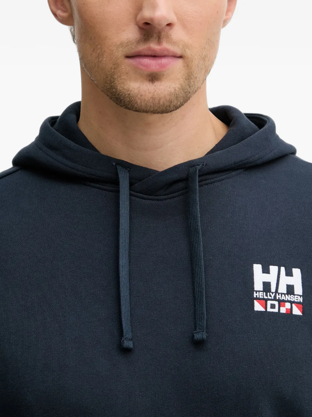 Helly Hansen Shoreline hoodie met geborduurd logo en trekkoord Blauw