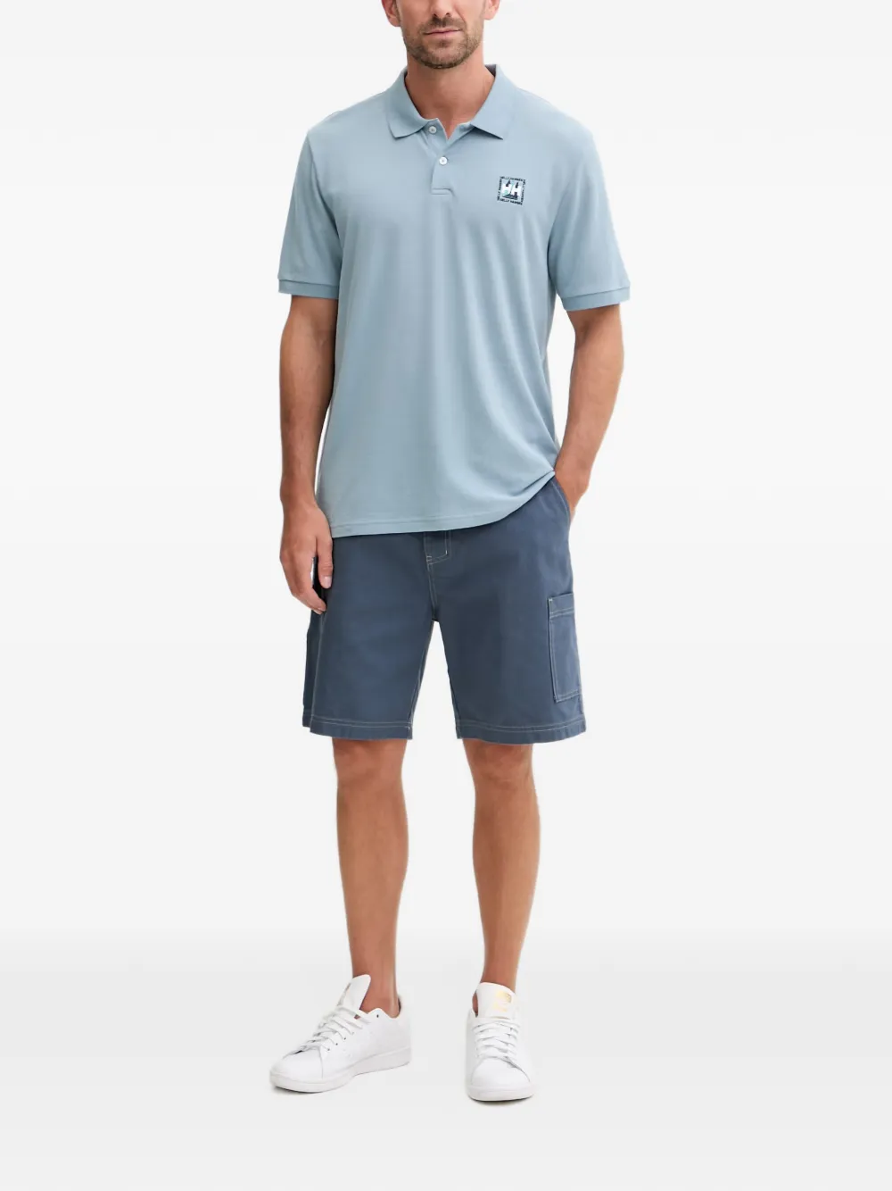 Helly Hansen Messina logo-embroidered polo shirt Blauw
