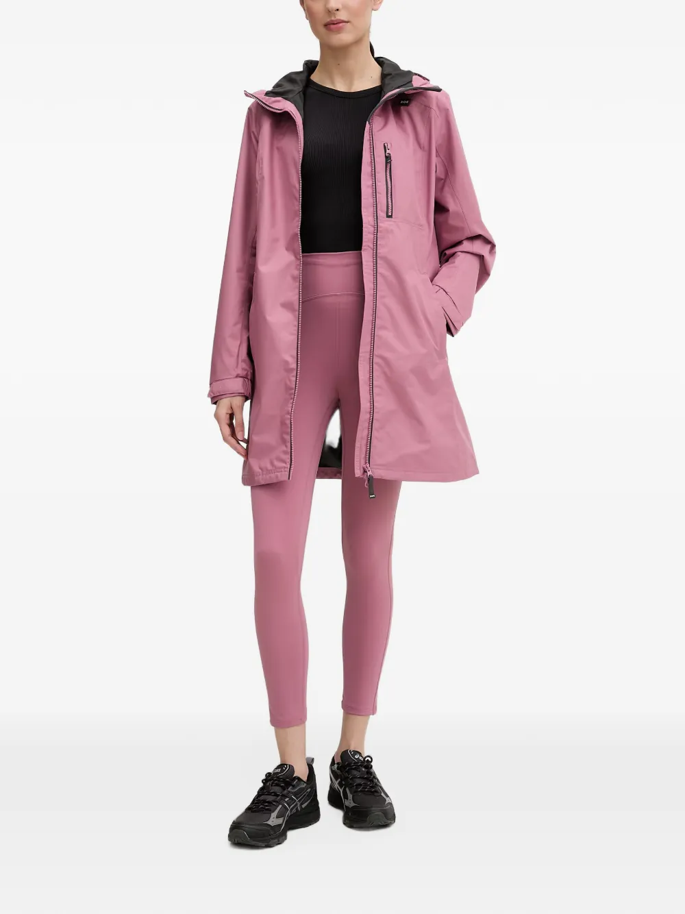 Helly Hansen high-waisted side-pocket track pants Roze