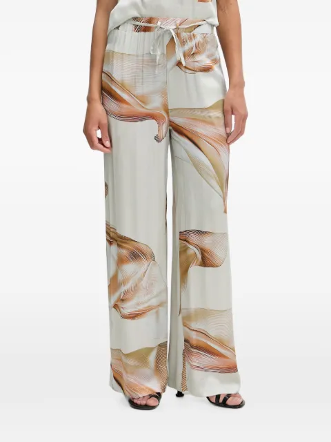 Isabelle Blanche pantalones con estampado abstracto