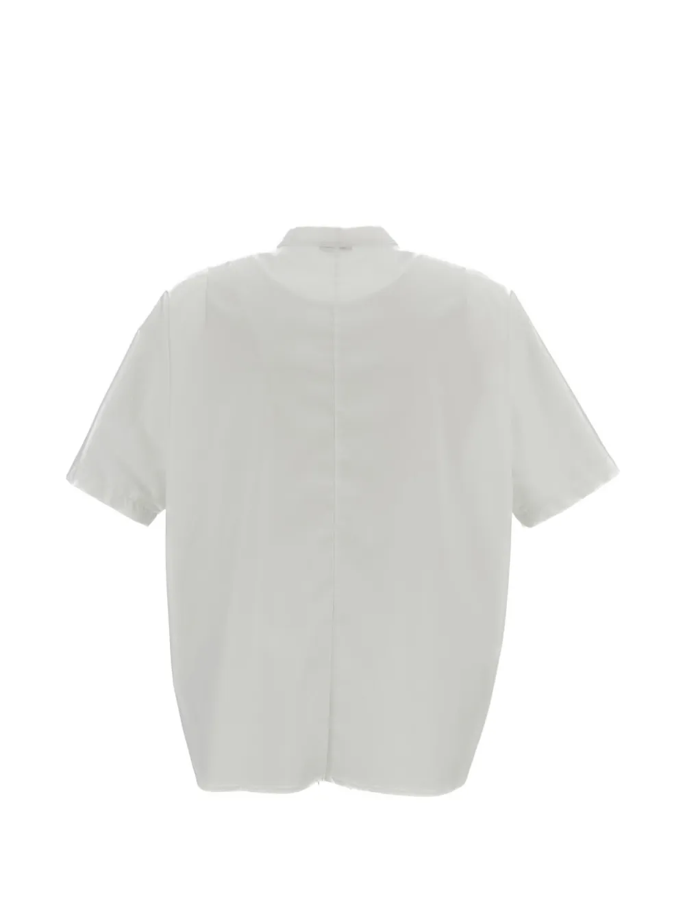  M.s.m. Camisa Con Cuello Henley - Blanco 