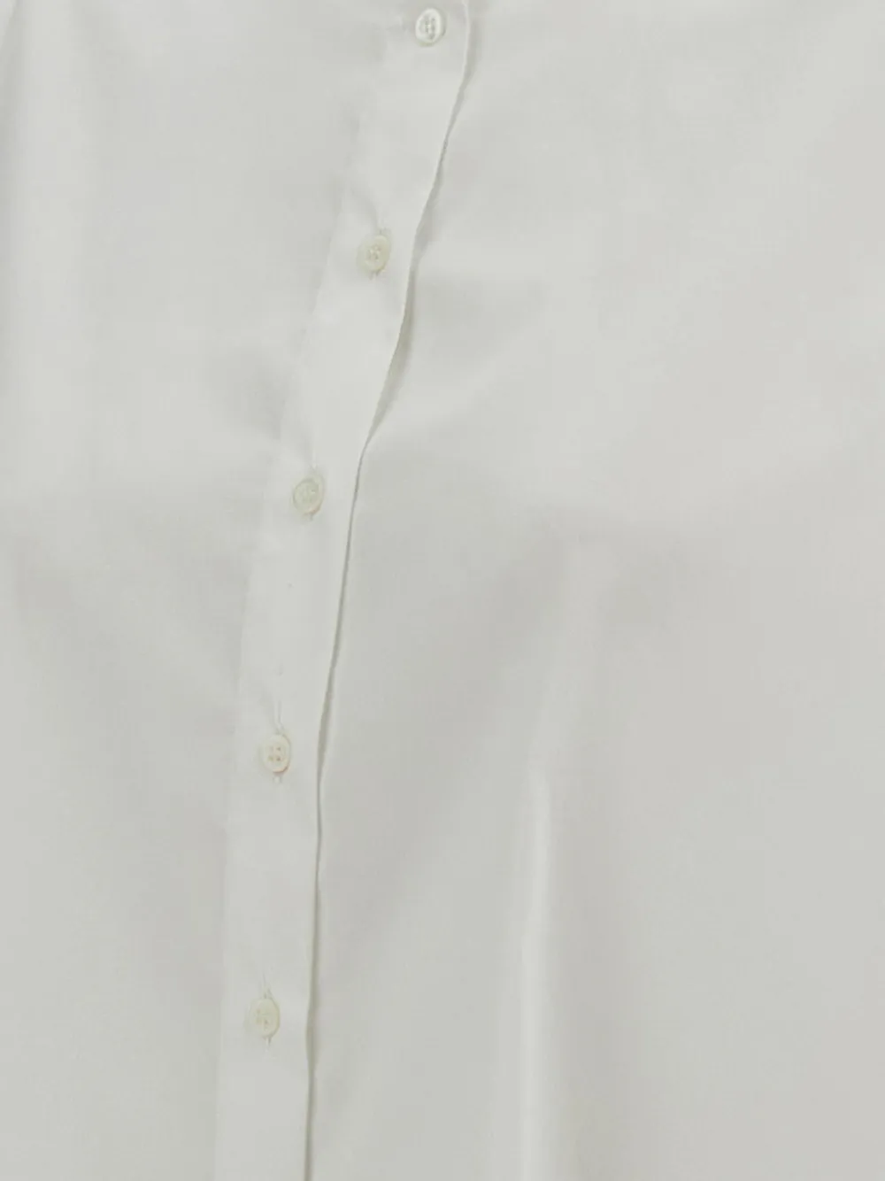  M.s.m. Camisa Con Cuello Henley - Blanco 