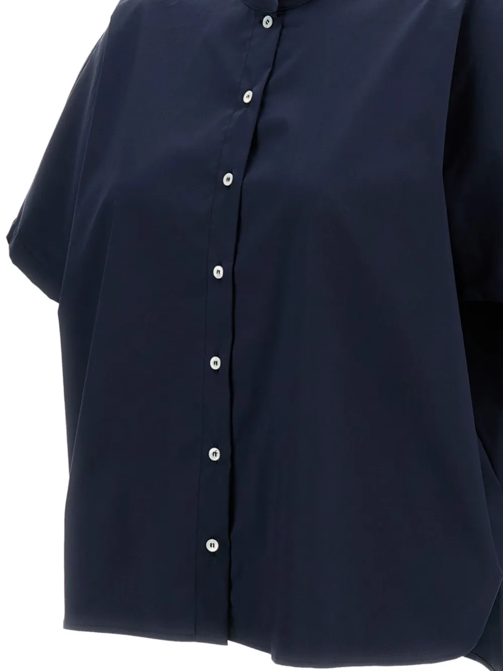  M.s.m. Camisa Con Cuello Mao - Azul 