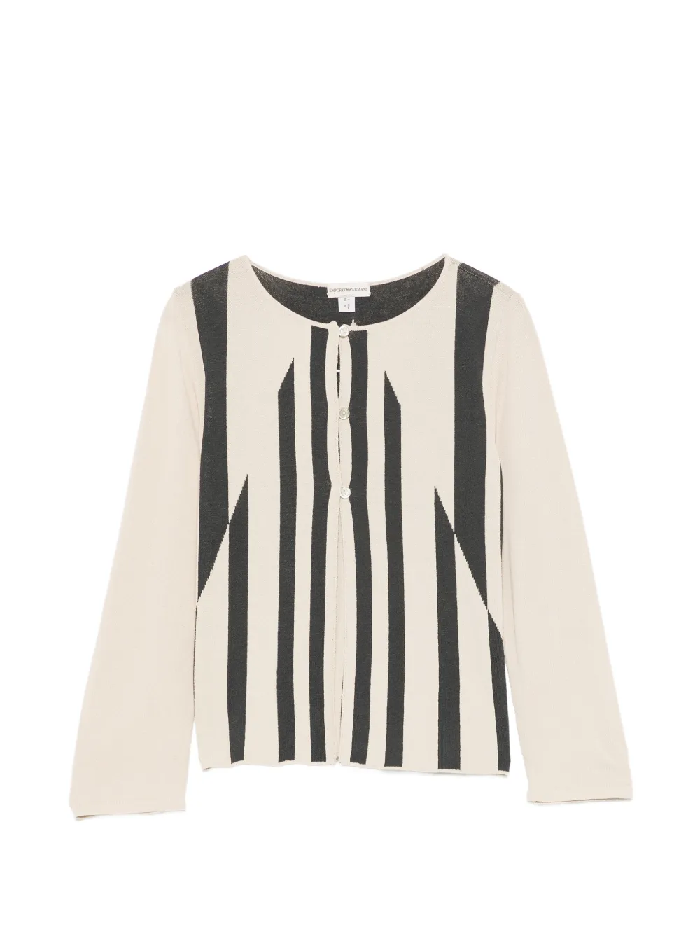 Giorgio Armani Pre-Owned 2000s striped cardigan - Toni neutri
