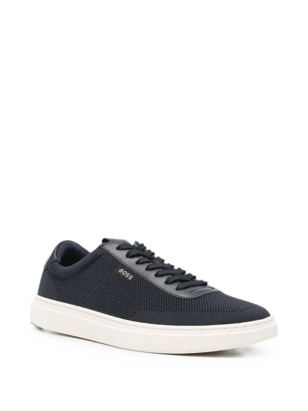 Emporio Armani Sneakers met ronde neus Blauw