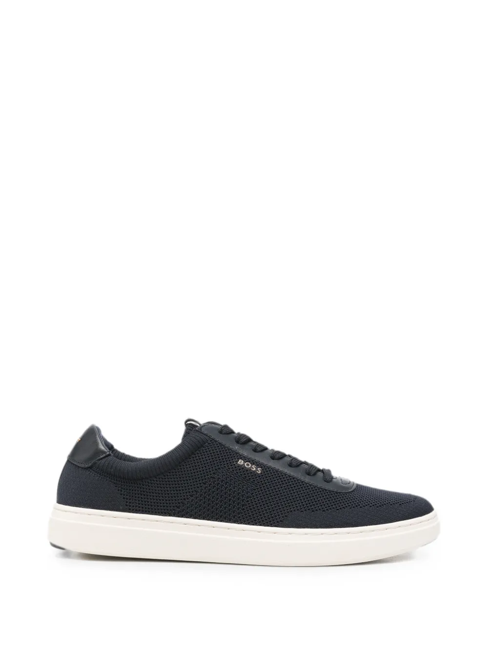 Emporio Armani round-toe lace-up sneakers - Blu