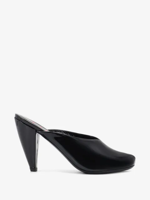 Jude Paw patent leather mules