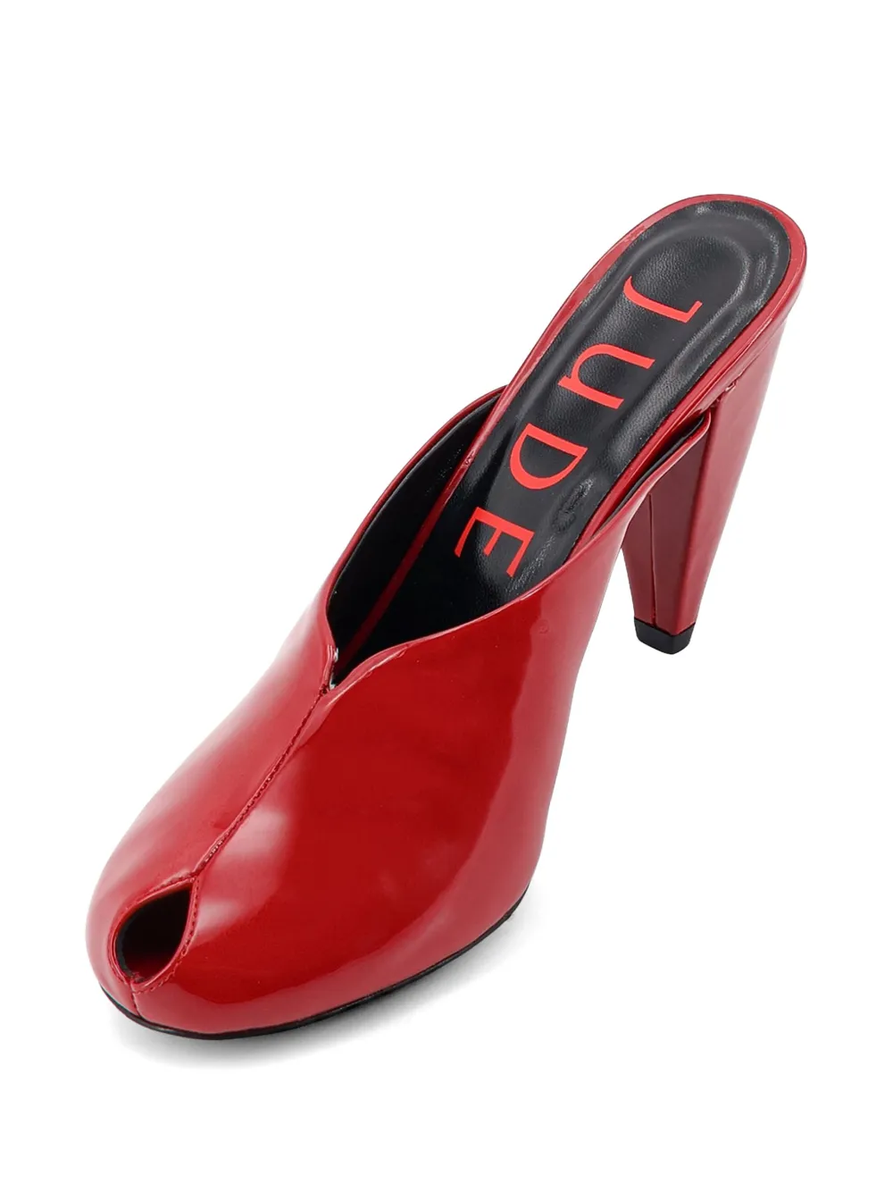 Jude Paw lakleren muiltjes Rood