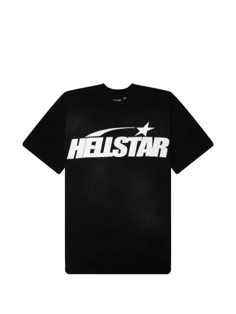 HELLSTAR rhinestone-embellished logo T-shirt