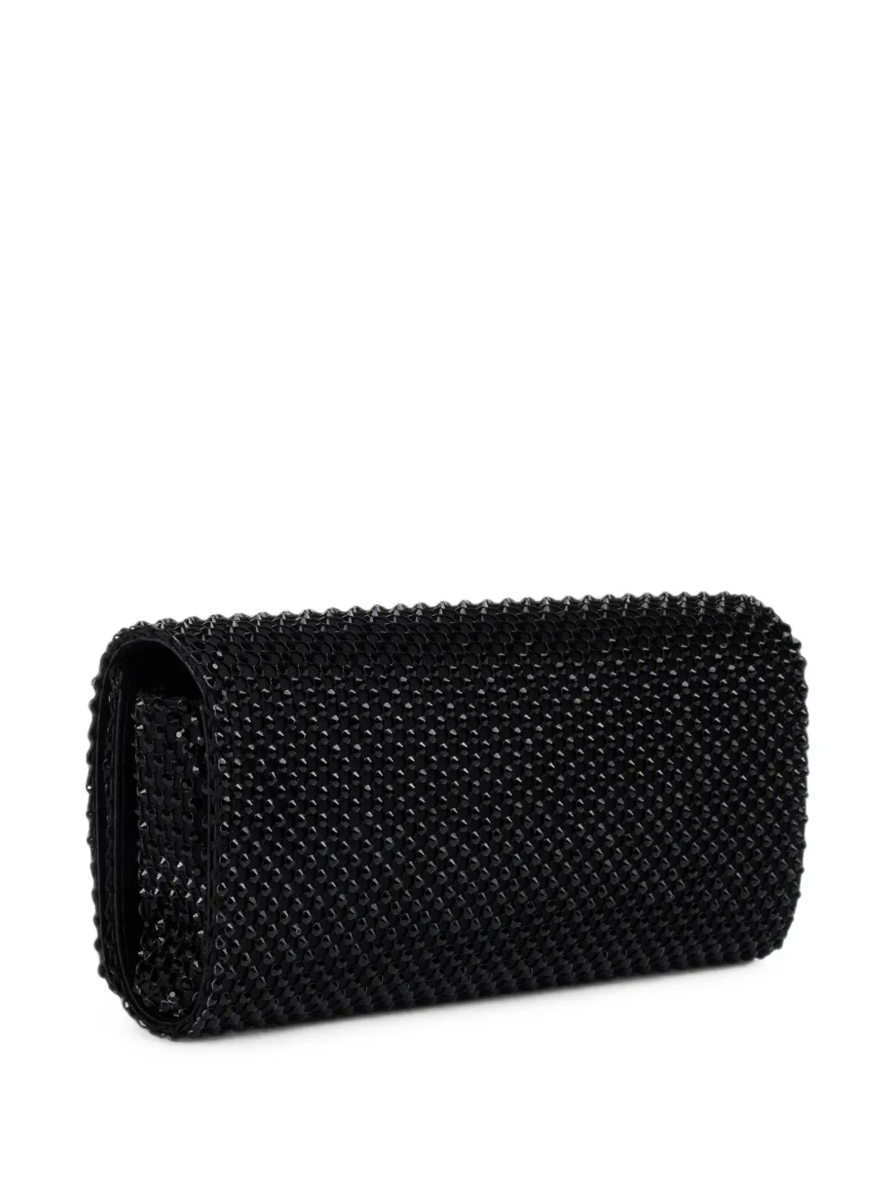 Le Silla Gilda crystal-embellished clutch bag Zwart