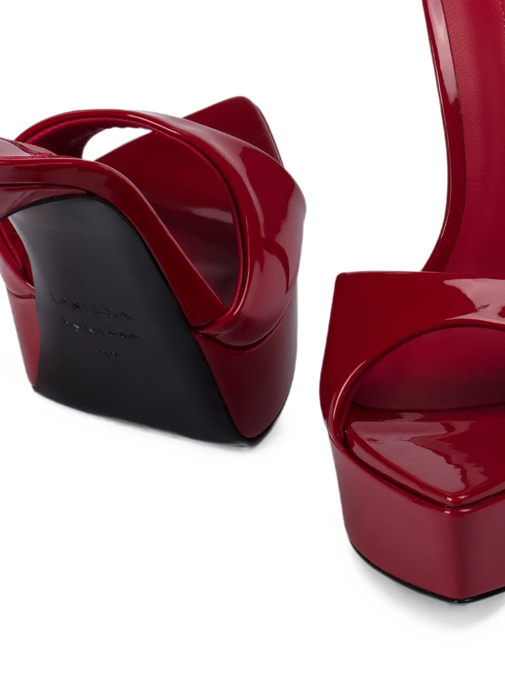 Le Silla Uma platform sandals Rood