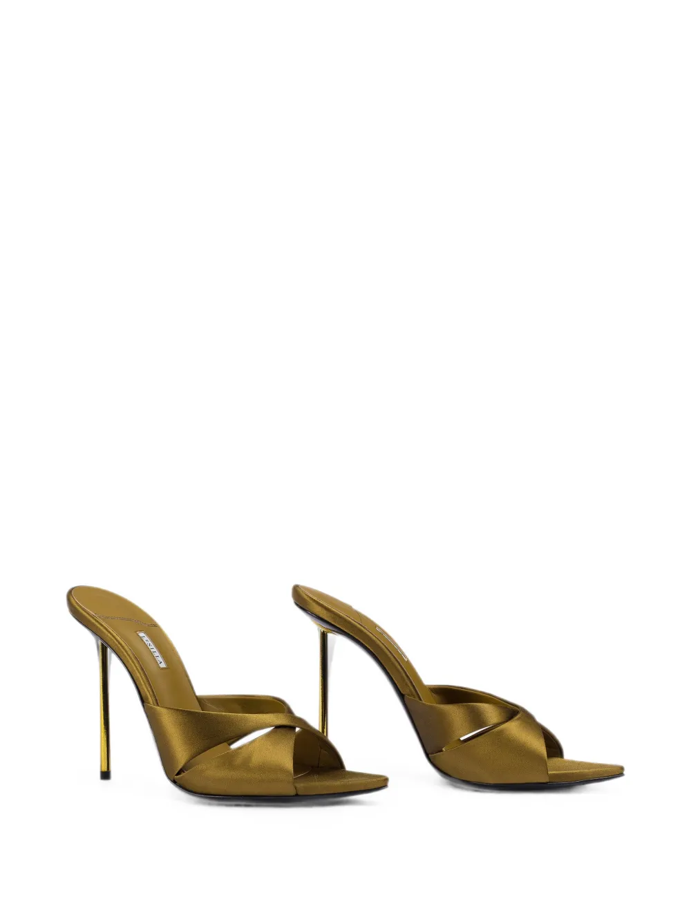 Le Silla Shirley sandalen met gekruiste bandjes Groen