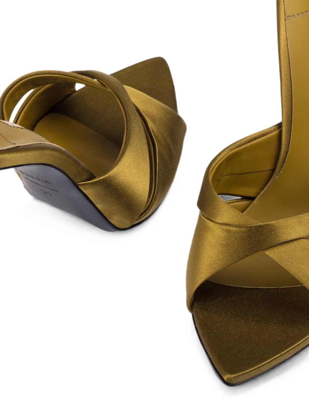 Le Silla Shirley sandalen met gekruiste bandjes Groen