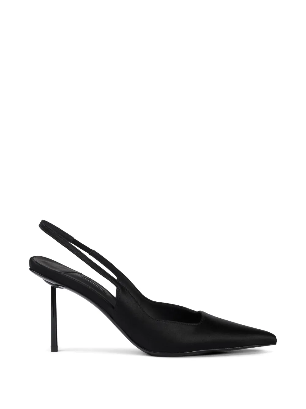 Le Silla Amelia pumps van zijde-satijn Zwart