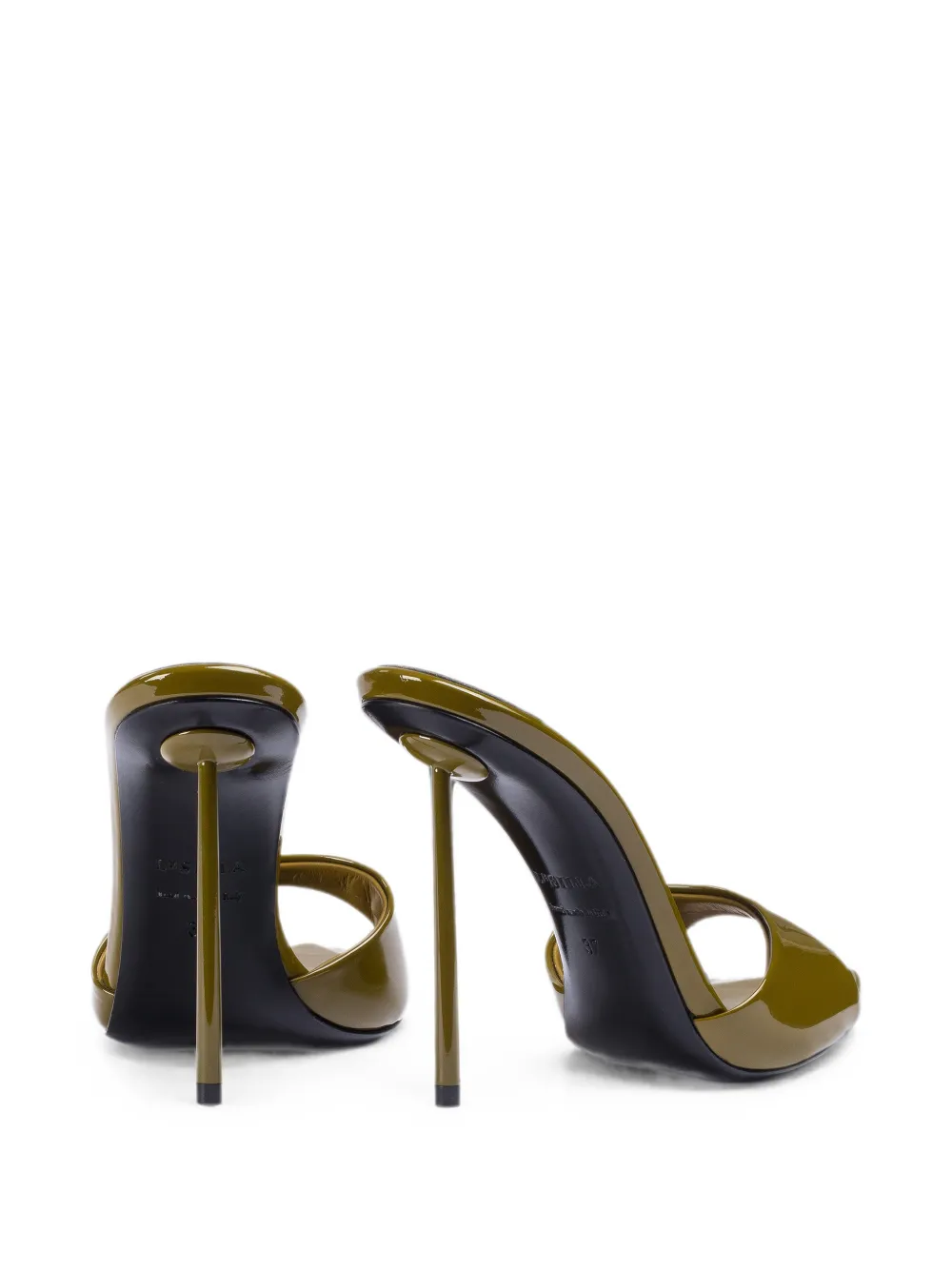 Le Silla Bella leren sandalen Groen