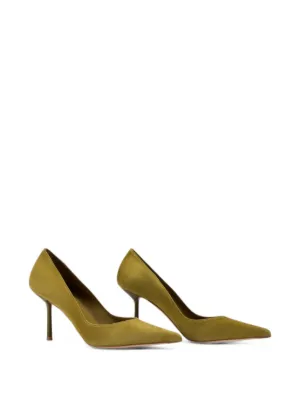 Francesco Russo 55mm pointed-toe Heeled Pumps | Green | FARFETCH