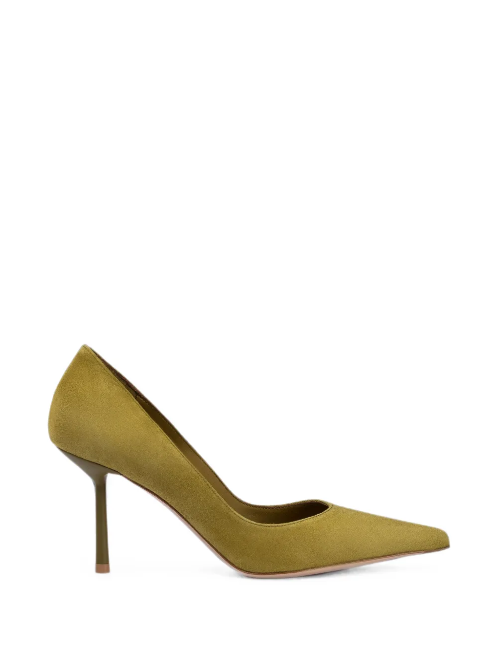 Le Silla Bella pointed-toe leather pumps - Verde