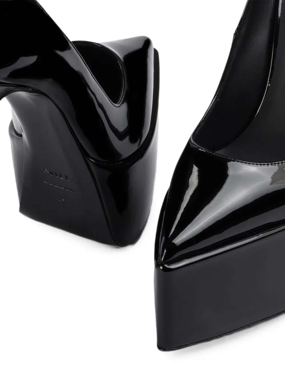 Le Silla Lily platform pumps Zwart