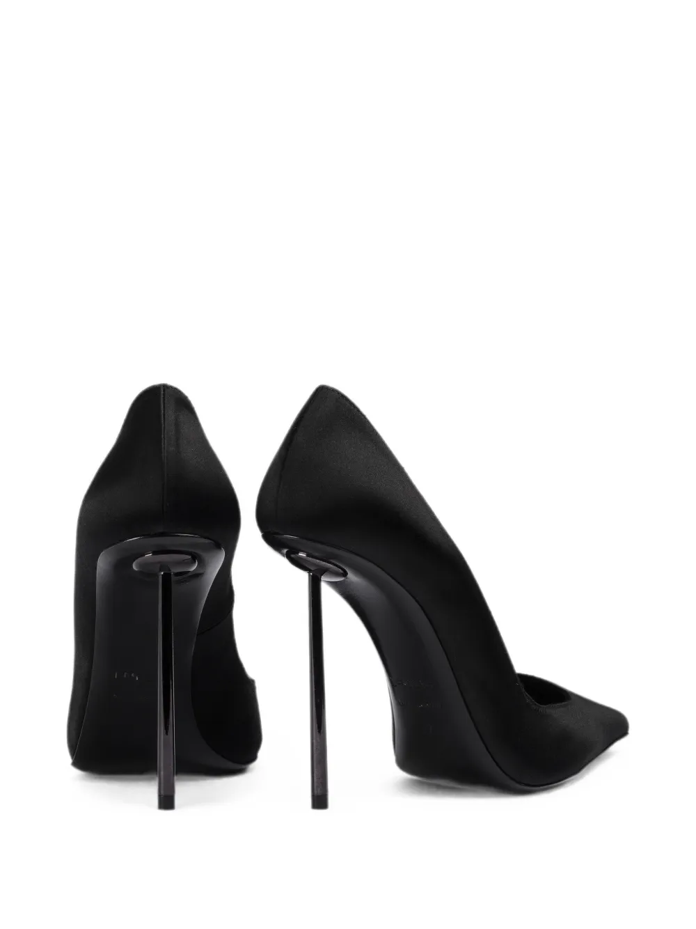 Le Silla Amelia satin pumps Zwart