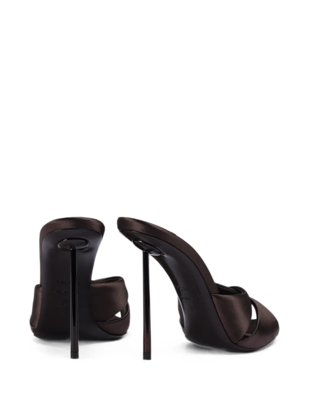 Le Silla Shirley satin sandals Bruin