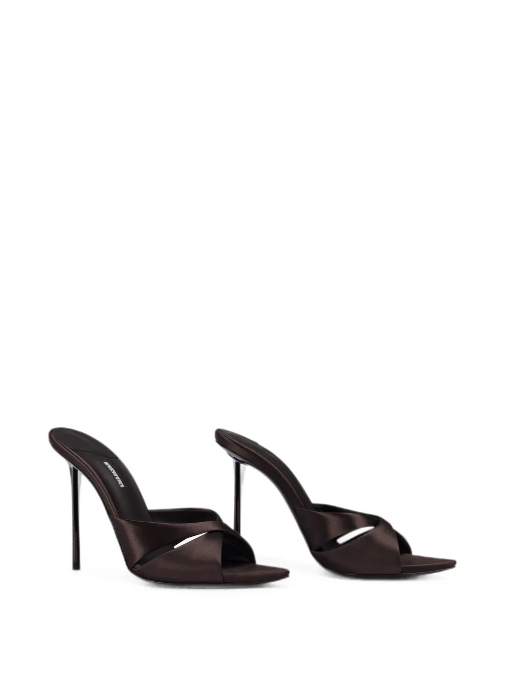 Le Silla Shirley satin sandals Bruin