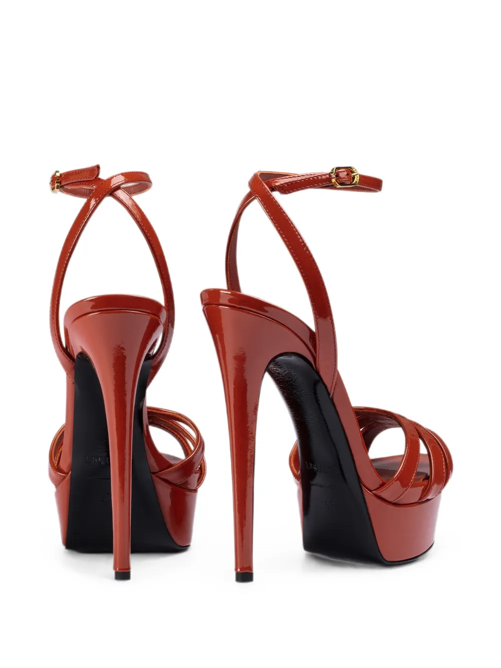 Le Silla Lola lakleren sandalen Rood