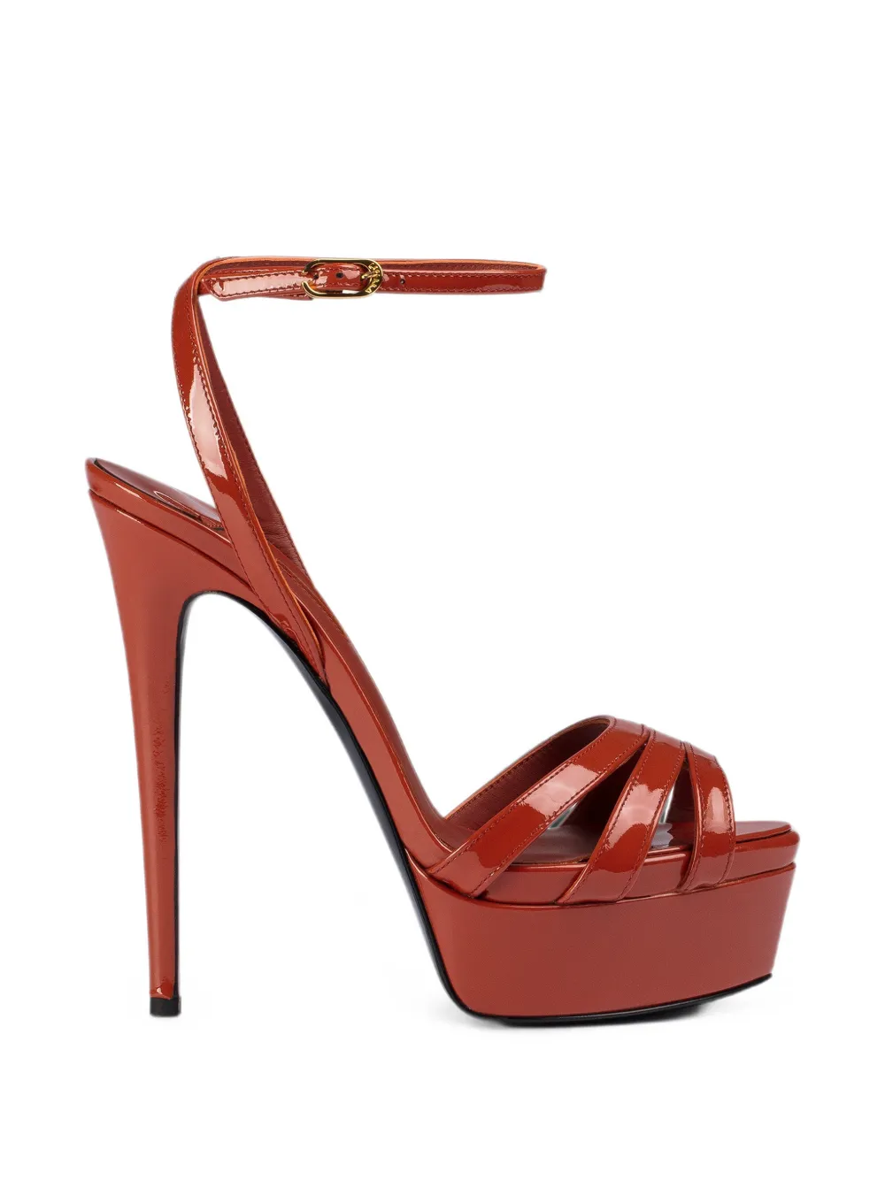 Le Silla Lola lakleren sandalen Rood