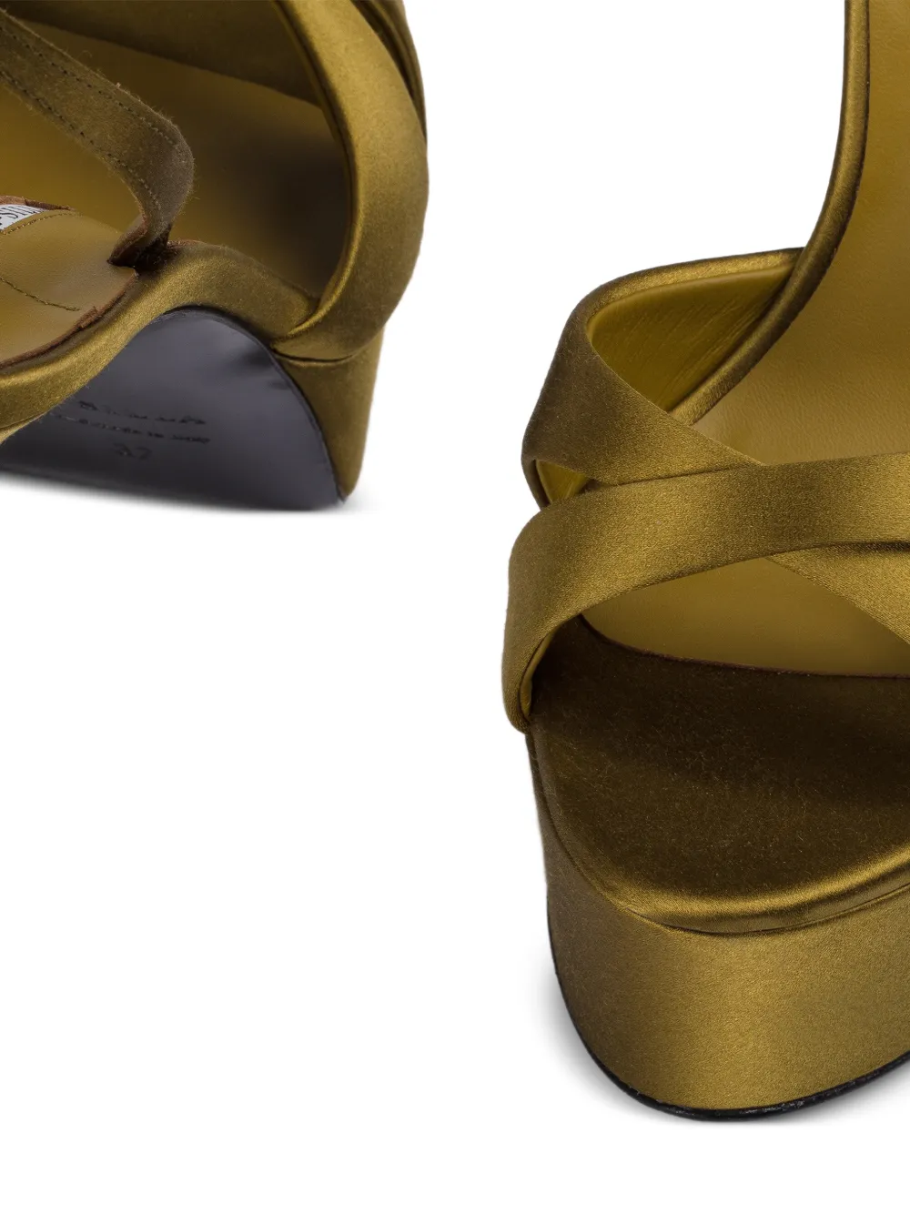 Le Silla Odette platform sandals Groen