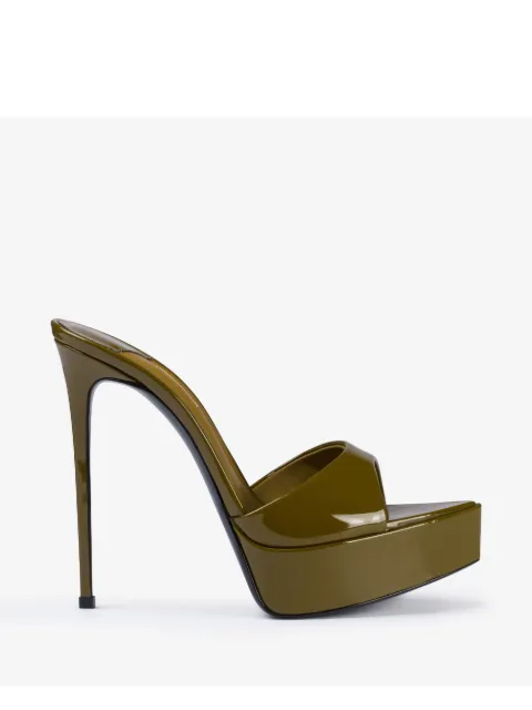 Le Silla Uma patent leather sandals