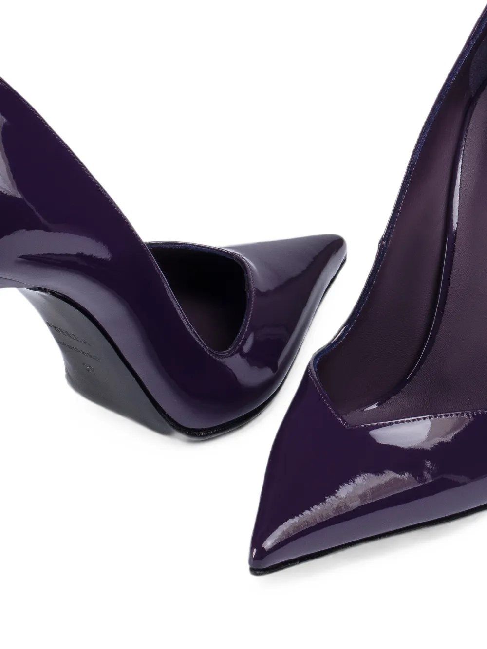 Le Silla Vivienne pumps met puntige neus Paars