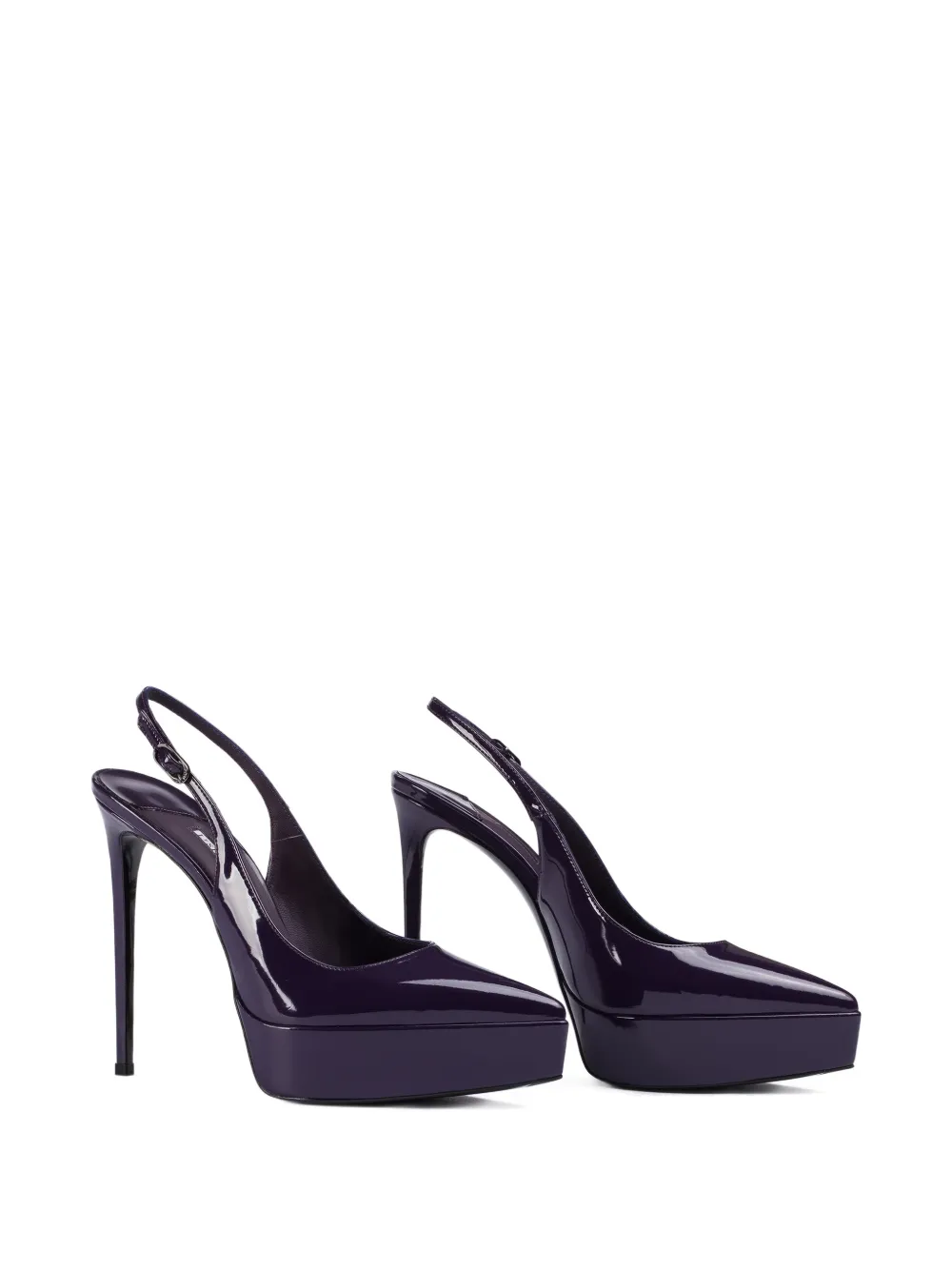 Le Silla Uma slingback pumps met plateauzool Paars