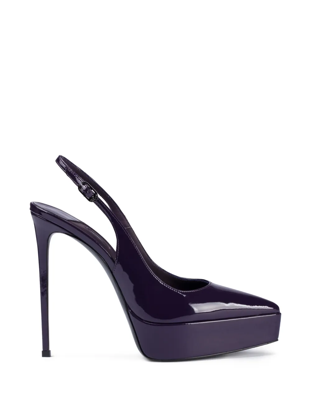 Le Silla Uma Platform Slingback Pumps In Purple