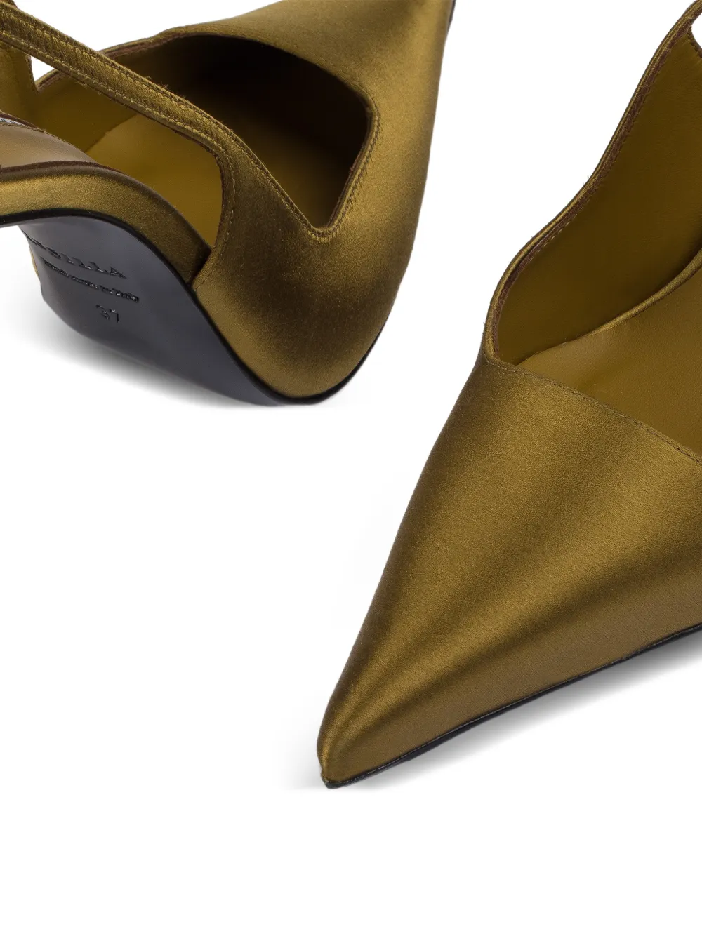Le Silla Amelia slingback pumps Groen